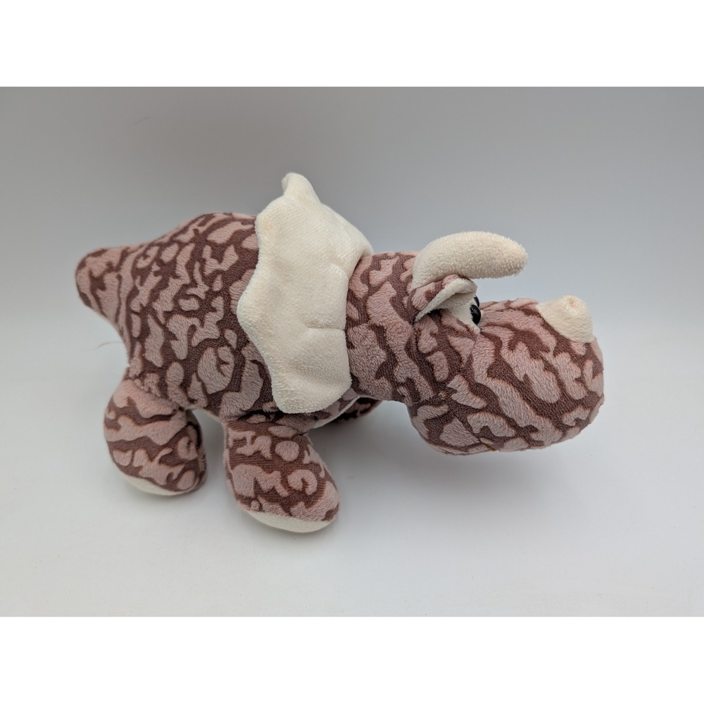 Best Made Toys Triceratops Dinosaur Brown Cream‎ Camo Plush Stuffed Animal Toy